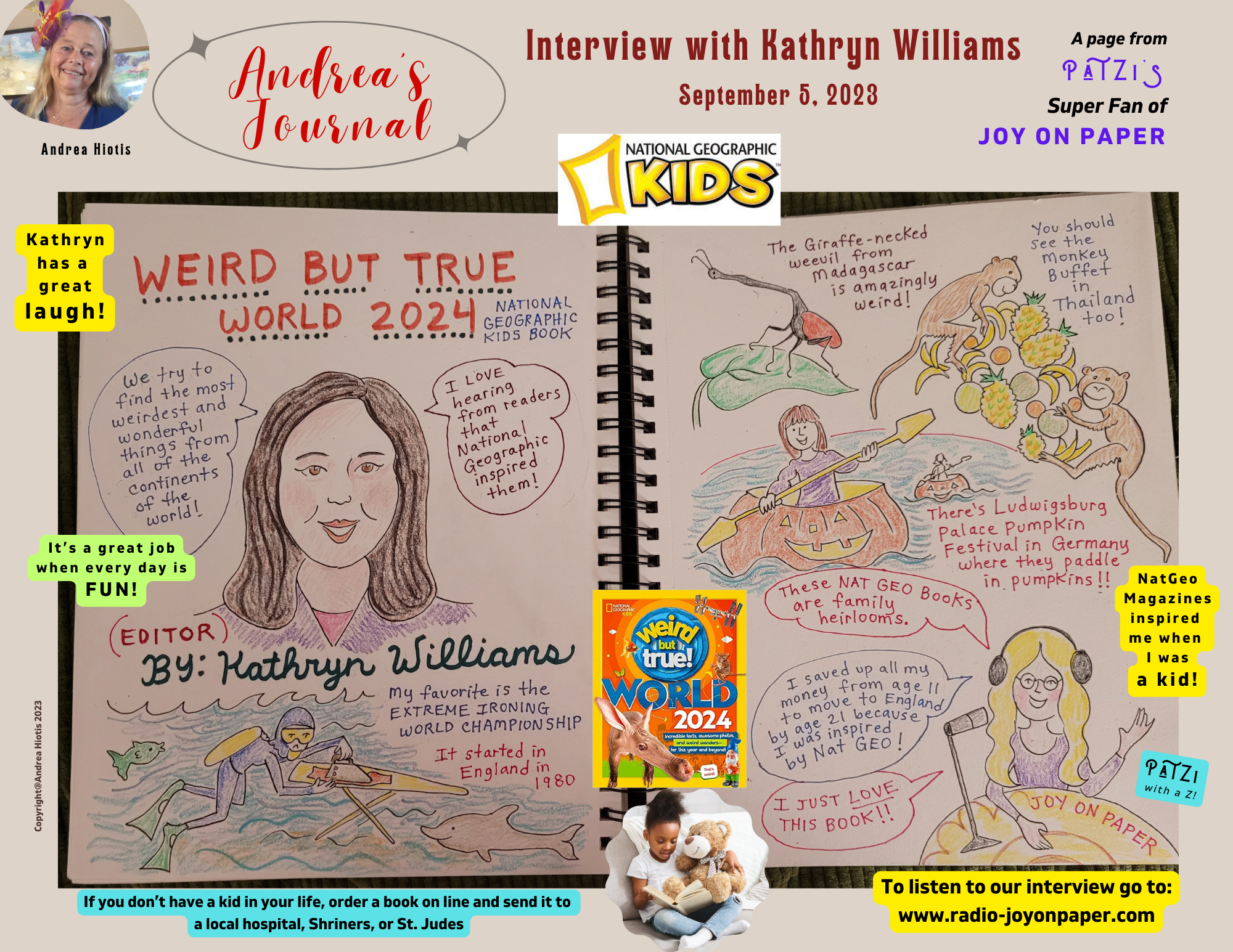 JOURNAL ANDREA Williams Kathryn 11 × 8.5 in