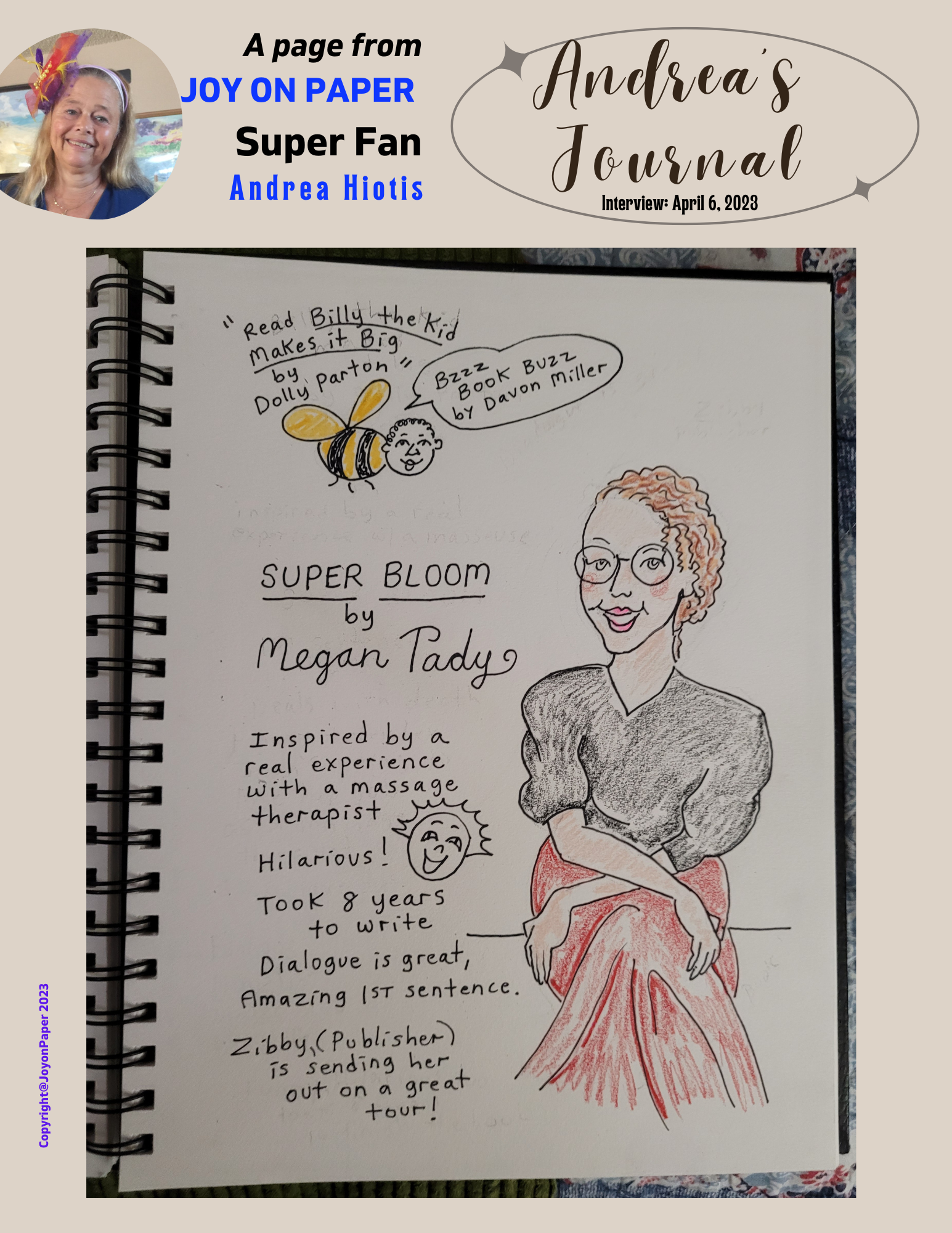 Joy on Paper SUPER FAN TADY Megan 05 23