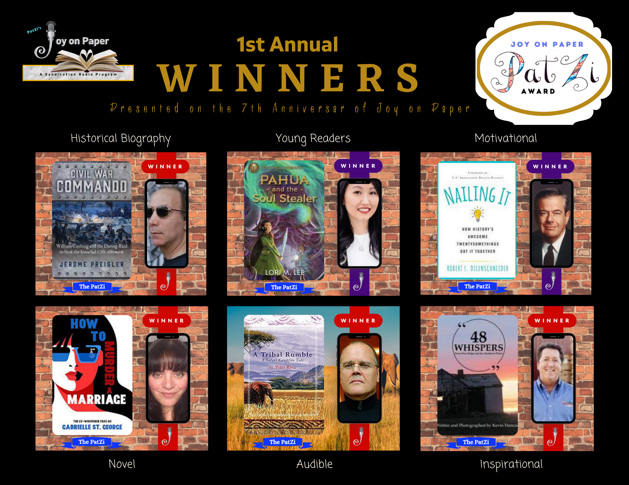 PATZI AWARD WINNERS 03 17 2022